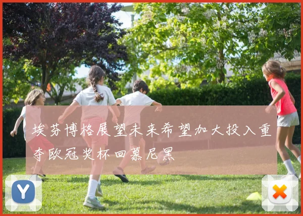 埃芬博格展望未来希望加大投入重夺欧冠奖杯回慕尼黑